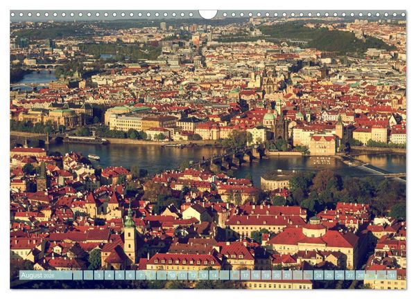 Produktbild: Die Karlsbr&uuml;cke in Prag (Wandkalender 2026 DIN A3 quer), CALVENDO Monatskalender