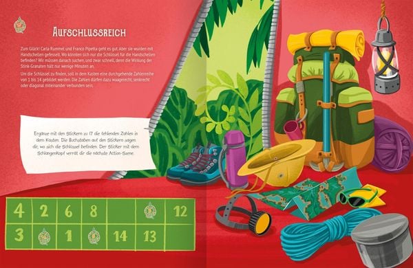 Produktbild: Escape-Stickerbuch &ndash; Verschollen im Dschungel