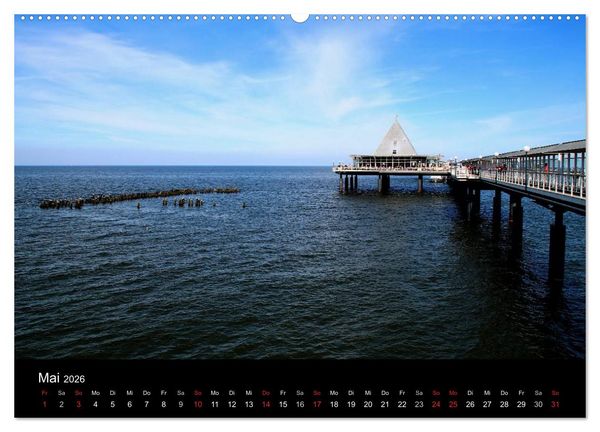 Produktbild: Usedom 2026 (Wandkalender 2026 DIN A2 quer), CALVENDO Monatskalender