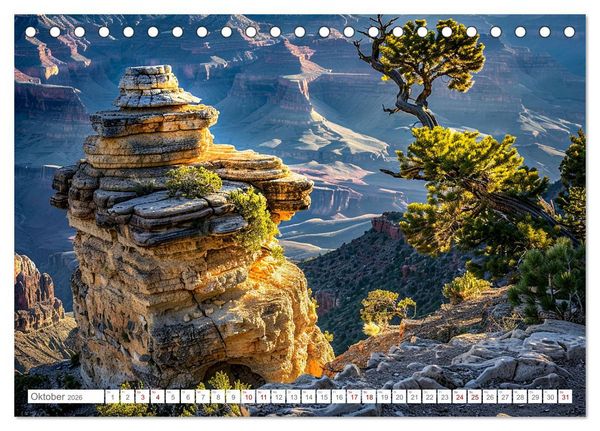 Produktbild: Formen und Farben der Natur (Tischkalender 2026 DIN A5 quer), CALVENDO Monatskalender
