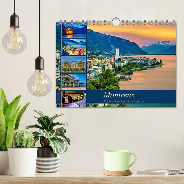 Produktbild: Montreux - ein Juwel am Ufer des Genfersees (Wandkalender 2026 DIN A4 quer), CALVENDO Monatskalender