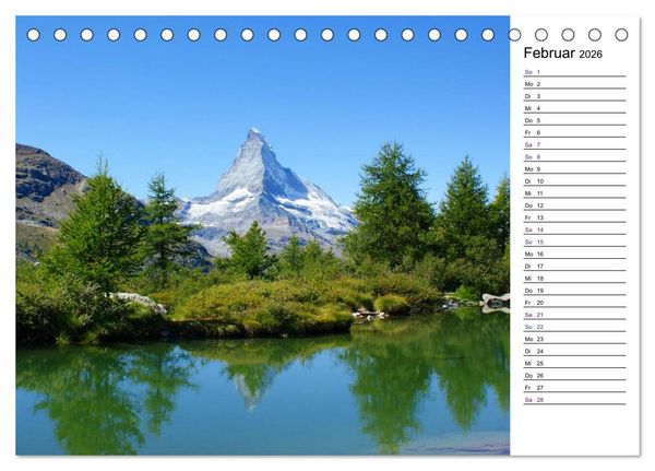 Produktbild: Matterhorn. Der Berg der Berge (Tischkalender 2026 DIN A5 quer), CALVENDO Monatskalender