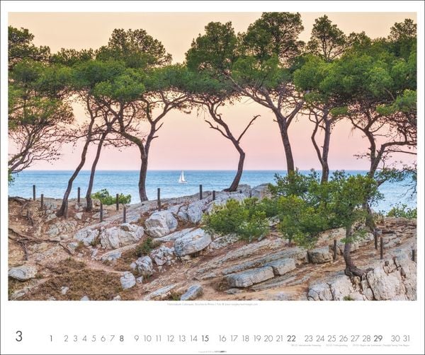 Produktbild: Provence Kalender 2026 - Blühende Lavendelfelder und malerische Dörfer