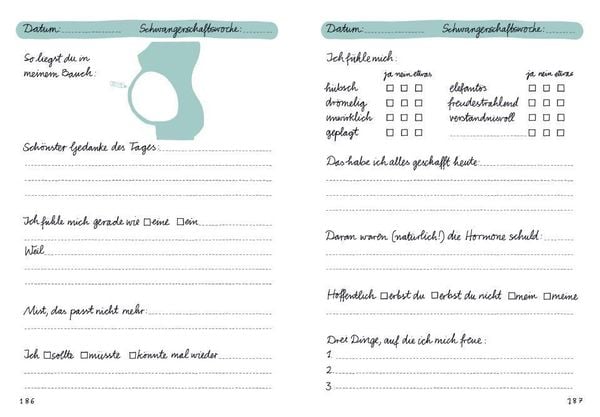 Produktbild: Tagebuch - Meine Schwangerschaft