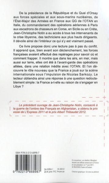 Produktbild: La v&eacute;rit&eacute; sur notre guerre en Libye