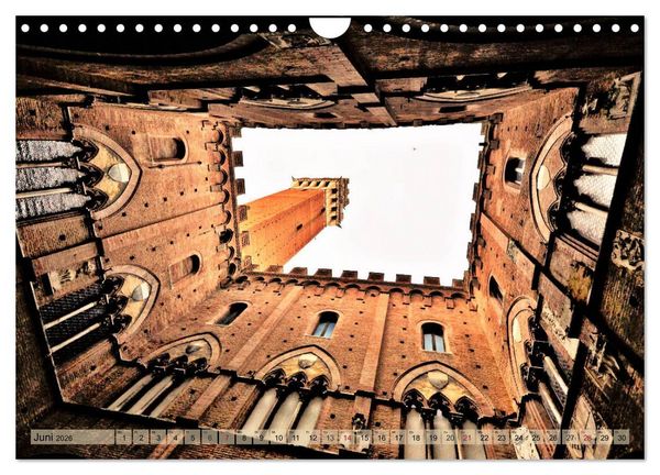 Produktbild: Sehnsucht nach SIENA (Wandkalender 2026 DIN A4 quer), CALVENDO Monatskalender