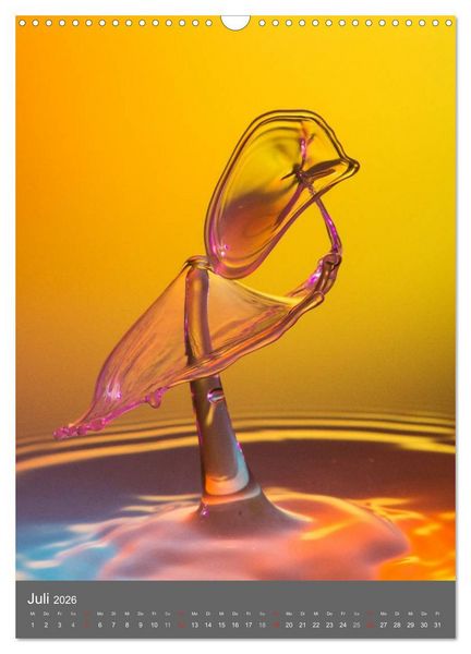 Produktbild: Liquid Art, Highspeed Tropfenfotografie (Wandkalender 2026 DIN A3 hoch), CALVENDO Monatskalender