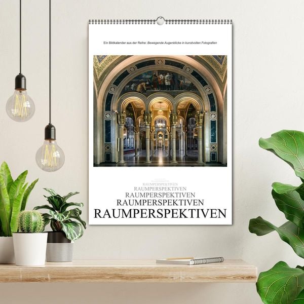 Produktbild: Raumperspektiven (Wandkalender 2026 DIN A2 hoch), CALVENDO Monatskalender