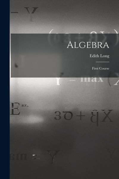 Produktbild: Algebra: First Course
