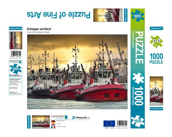 Produktbild: CALVENDO Puzzle Schlepper auf Abruf | 1000 Teile Lege-Gr&ouml;&szlig;e 64x48cm Foto-Puzzle f&uuml;r gl&uuml;ckliche Stunden