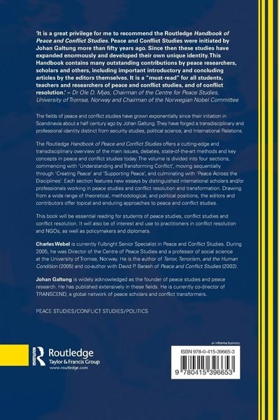 Produktbild: Handbook of Peace and Conflict Studies
