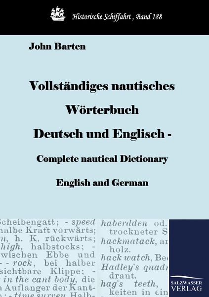 Produktbild: Vollst&auml;ndiges nautisches W&ouml;rterbuch Deutsch und Englisch - Complete nautical Dictionary English and German