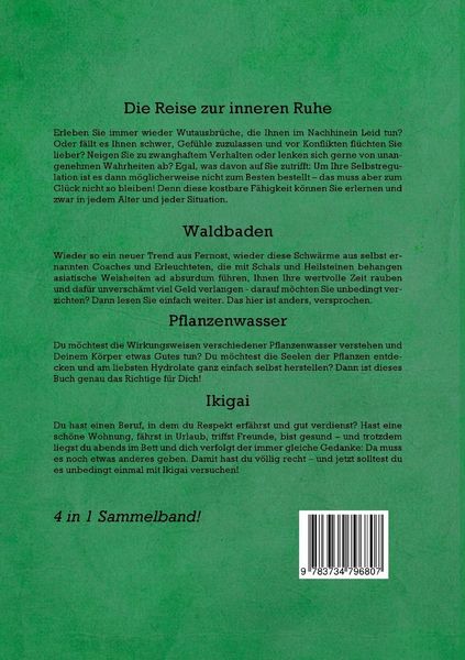 Produktbild: Innere Ruhe, Entspannung & Gelassenheit lernen - 4 in 1 Sammelband