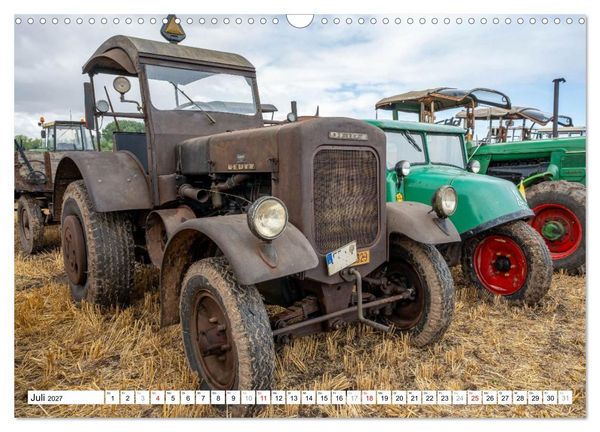 Produktbild: Alte Deutz Traktoren mit Charakter (Wandkalender 2027 DIN A3 quer), CALVENDO Monatskalender