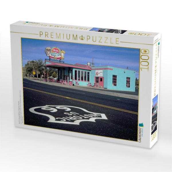 Produktbild: CALVENDO Puzzle Mr. D'z, Route 66 Diner, Kingman, Arizona | 1000 Teile Lege-Gr&ouml;&szlig;e 64x48cm Foto-Puzzle f&uuml;r gl&uuml;ckliche Stunden