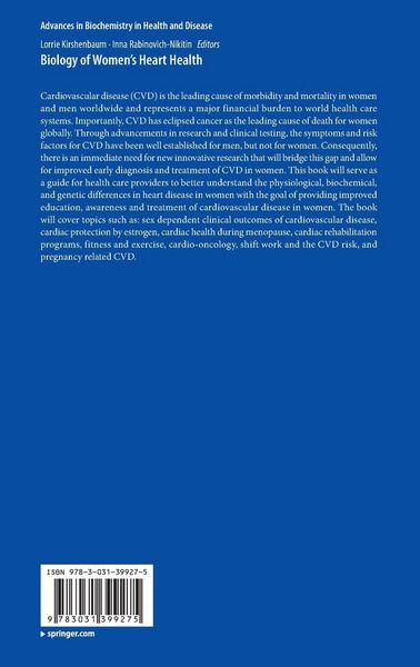 Produktbild: Biology of Women&rsquo;s Heart Health