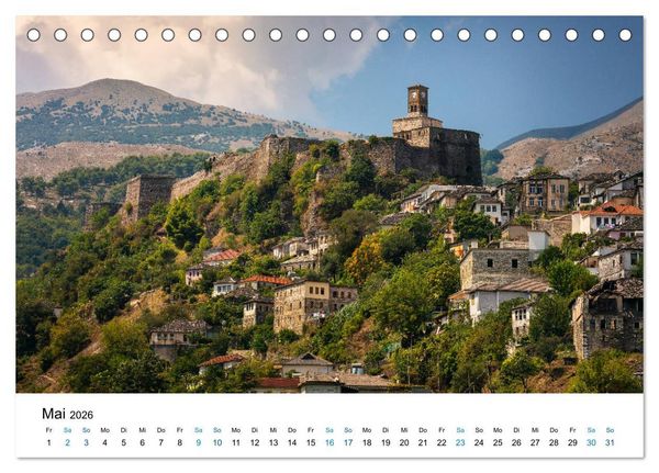 Produktbild: Albanien - Europas geheimes Paradies (Tischkalender 2026 DIN A5 quer), CALVENDO Monatskalender