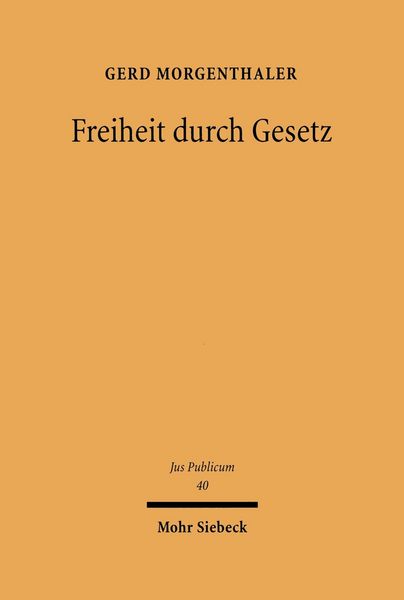 Produktbild: Freiheit durch Gesetz