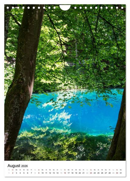Produktbild: Blaubeuren I Das Kloster - Der Blautopf - Der Ort (Wandkalender 2026 DIN A4 hoch), CALVENDO Monatskalender