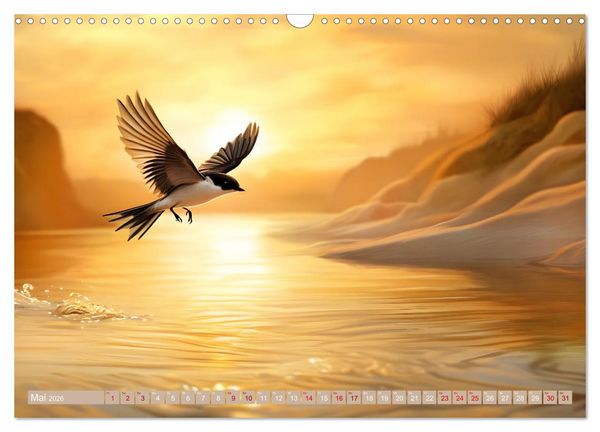 Produktbild: Zwischen Himmel und Wasser (Wandkalender 2026 DIN A3 quer), CALVENDO Monatskalender