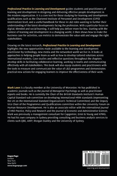 Produktbild: Professional Practice in Learning and Development