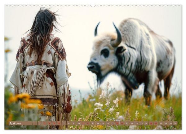 Produktbild: Native American Soul (Wall Calendar 2026 DIN A2 landscape), CALVENDO 12 Month Wall Calendar