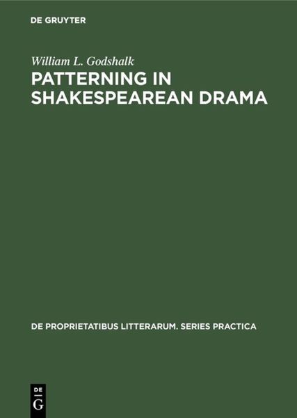 Produktbild: Patterning in Shakespearean Drama