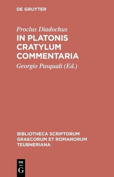 Produktbild: In Platonis Cratylum commentaria