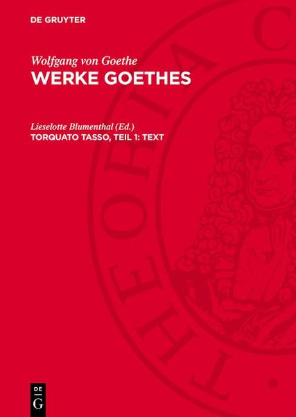 Produktbild: Torquato Tasso, Teil 1: Text
