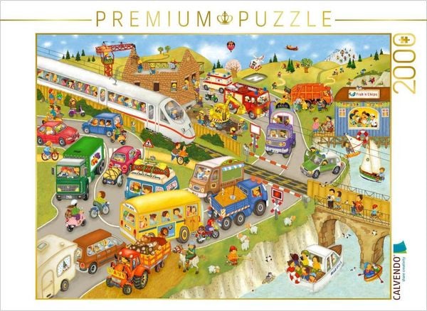 Produktbild: CALVENDO Puzzle Unterwegs | 2000 Teile Lege-Gr&ouml;&szlig;e 90x67cm Foto-Puzzle f&uuml;r gl&uuml;ckliche Stunden