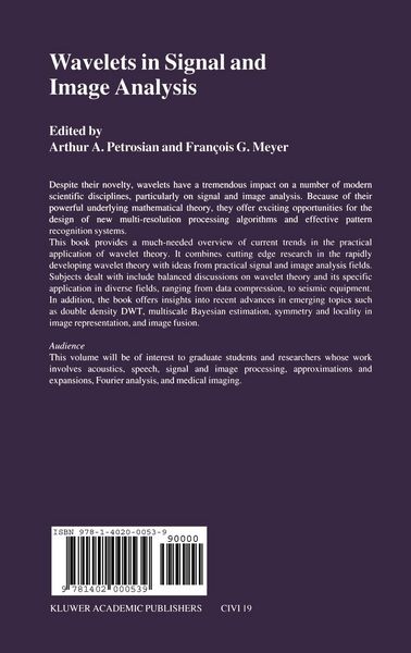 Produktbild: Wavelets in Signal and Image Analysis