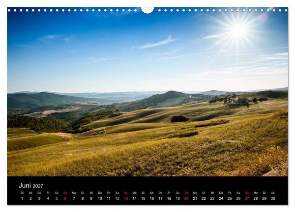 Produktbild: Toskana Landschaften (Wandkalender 2027 DIN A3 quer), CALVENDO Monatskalender