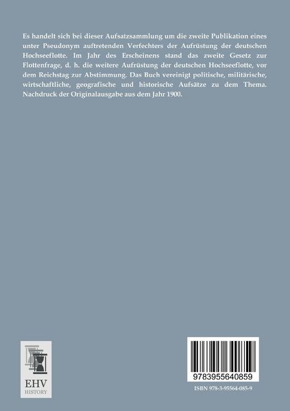 Produktbild: Beitr&auml;ge zur Flottennovelle 1900