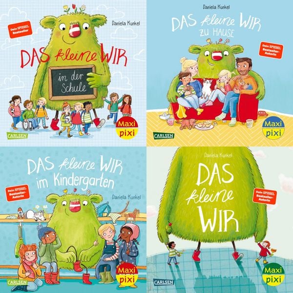 Produktbild: Maxi-Pixi-4er-Set 114: Gemeinsam stark mit dem kleinen WIR (4x1 Exemplar)