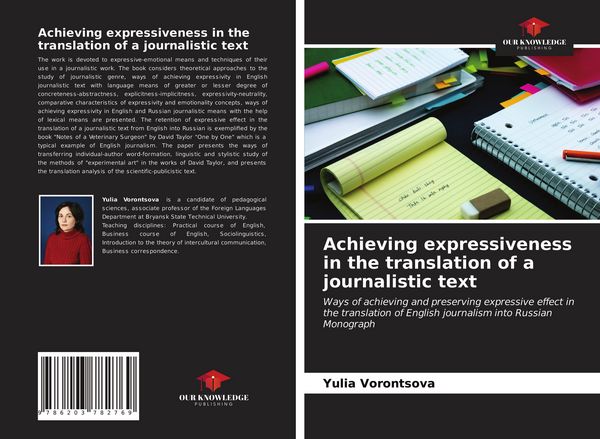 Produktbild: Achieving expressiveness in the translation of a journalistic text