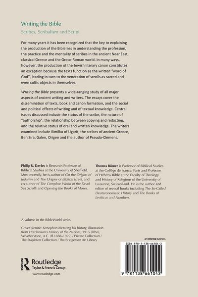 Produktbild: Writing the Bible