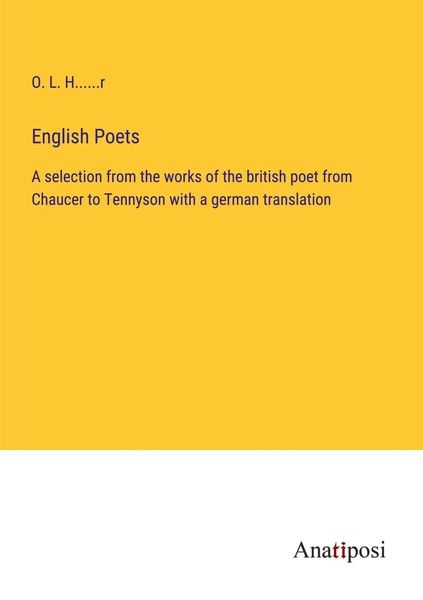 Produktbild: English Poets