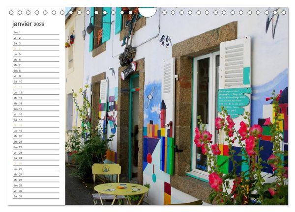 Produktbild: Bretagne Finist&egrave;re balade estivale &agrave; Camaret-sur-Mer (Calendrier mural 2026 DIN A4 vertical), CALVENDO calendrier mensuel