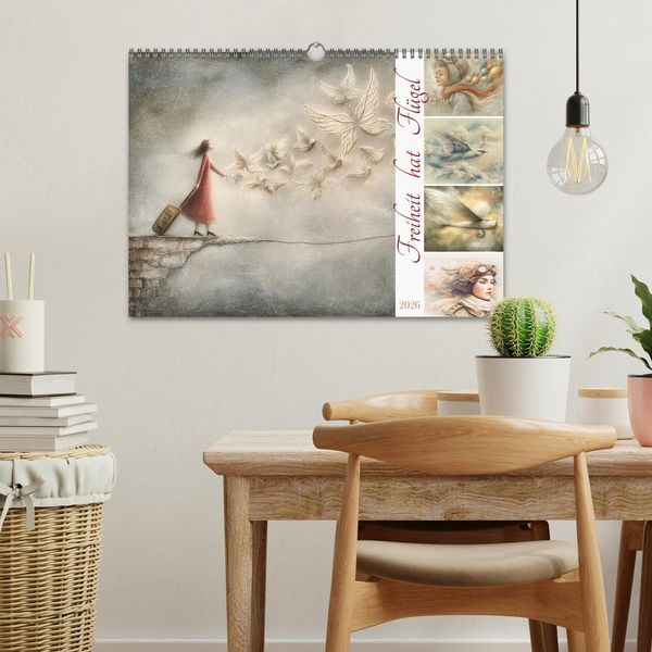 Produktbild: Freiheit hat Fl&uuml;gel (Wandkalender 2026 DIN A3 quer), CALVENDO Monatskalender