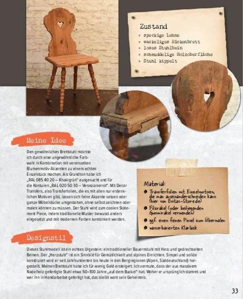 Produktbild: St&uuml;hle - M&ouml;bel reparieren, umgestalten, upcyclen