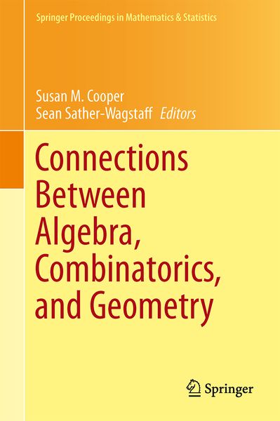 Produktbild: Connections Between Algebra, Combinatorics, and Geometry