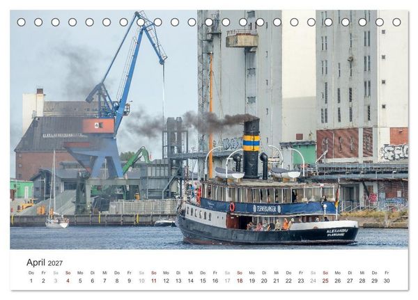 Produktbild: Flensburg maritim (Tischkalender 2027 DIN A5 quer), CALVENDO Monatskalender