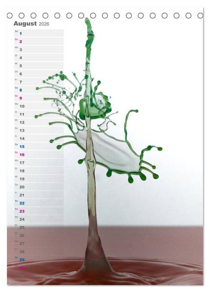 Produktbild: Farbenfreudig (Tischkalender 2026 DIN A5 hoch), CALVENDO Monatskalender