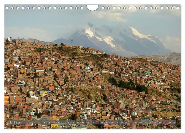 Produktbild: Bolivien - Eine Wanderreise (Wandkalender 2026 DIN A4 quer), CALVENDO Monatskalender
