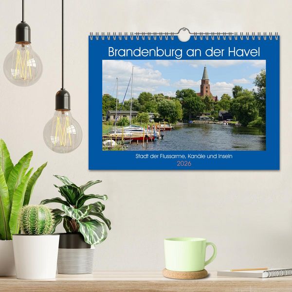 Produktbild: Brandenburg an der Havel - Stadt der Flussarme, Kan&auml;le und Inseln (Wandkalender 2026 DIN A4 quer), CALVENDO Monatskalender