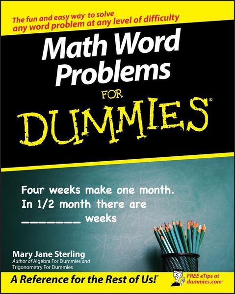 Produktbild: Math Word Problems For Dummies