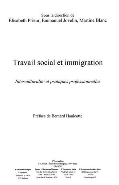 Produktbild: Travail social et immigration