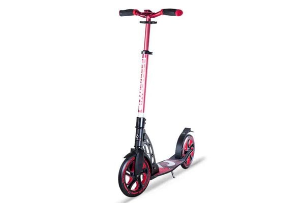 Produktbild: SIX DEGREES Alu Scooter 230/215 mm rot