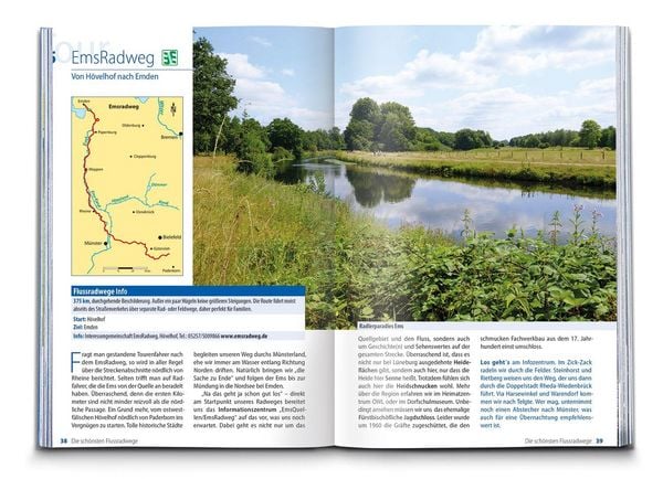 Produktbild: BVA Die 33 sch&ouml;nsten Flussradwege in Deutschland