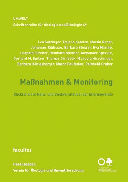 Maßnahmen & Monitoring, Taschenbuch von Eva Marthe , Leo Satzinger , Tatjana Katalan , Martin Donat , Johannes Rüdisser, Facultas, 9783708924267